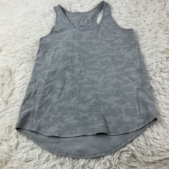 Lululemon Essential Tank *Pleated Incognito Camo SSL Silver Drop Alpine White - Picture 1 of 5